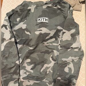 Kith Boy Camouflage Hoodie